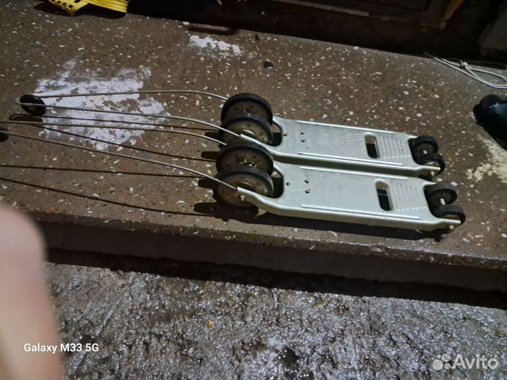 Лыжи (роликовые) для асфальта СССР