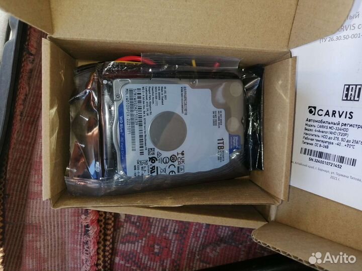 Видеорегистратор carvis md320hdd