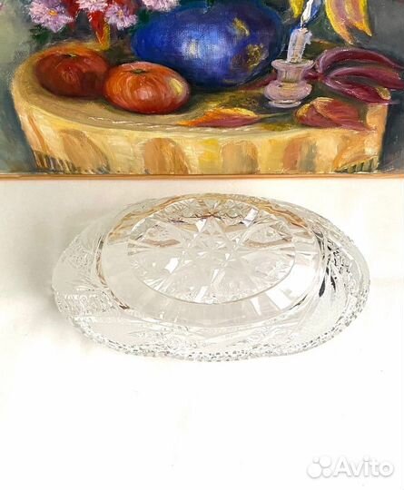 Ваза хрустальная времён СССР