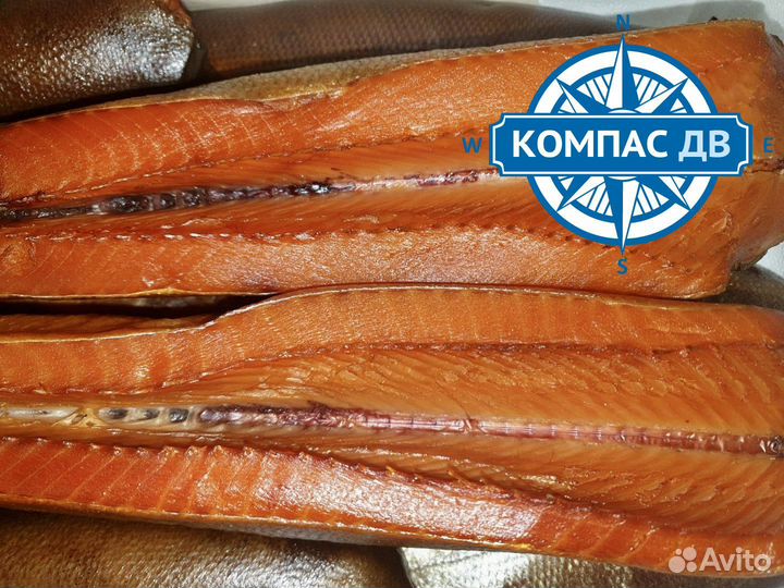 Форель рыба холодного копчения спинка в наличии