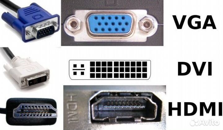 Кабель VGA DVI hdmi переходник