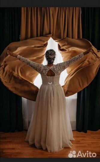 Свадебное платье большого размера