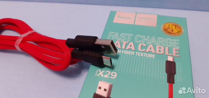 Кабель премиум класса Носо microUSB iPhone Type-C