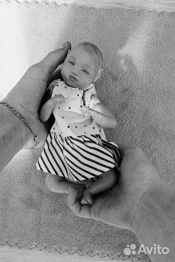 Ручная работа, куколка из полимерной глины