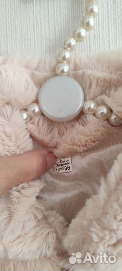 Болеро меховое (искусственный) на девочку