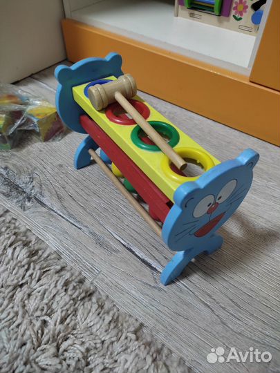 Стучалка, пазлы Larsen, вкладыши, сортер