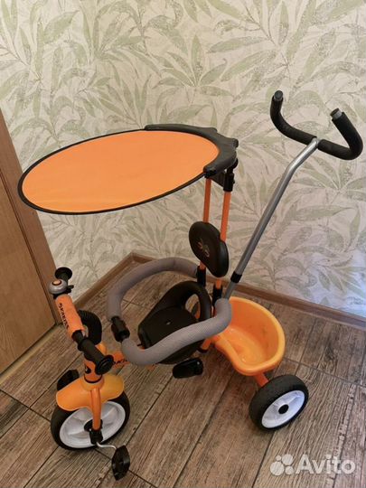 Трехколесный велосипед с тентом