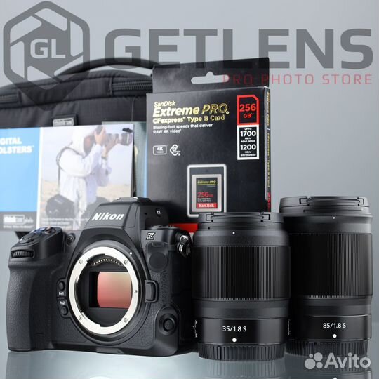 Nikon Z8 + Z 35 1.8 + Z 85 1.8 + SanDisk 256GB