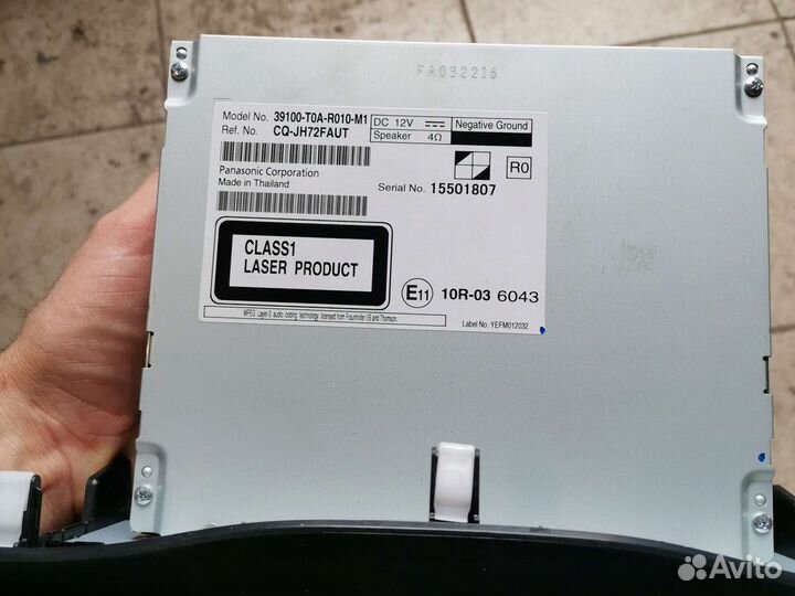 Магнитола 2 din honda CRV 4