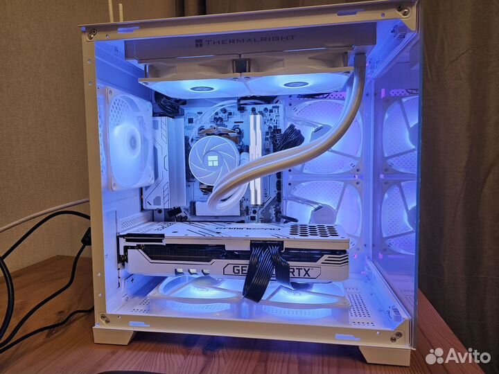 Игровой пк белый 7400f/3080ti/32gb/2tb