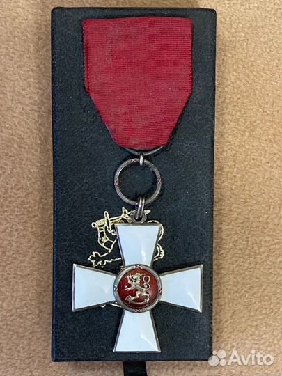 Крест орден льва 2 класса Финляндия