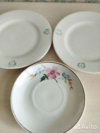 Селедочница, тарелки, блюдце СССР