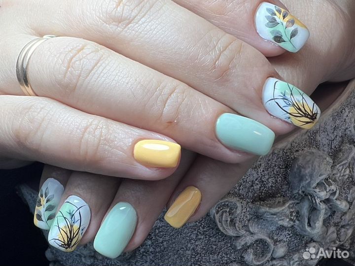 Наращивание ногтей акрил. Маникюр, педикюр. Шеллак