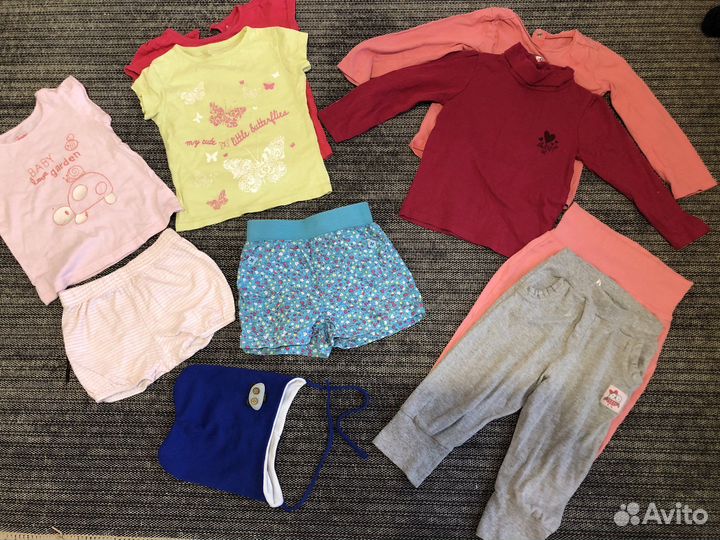 Вещи пакетом на девочку 80 86 в отл.сост