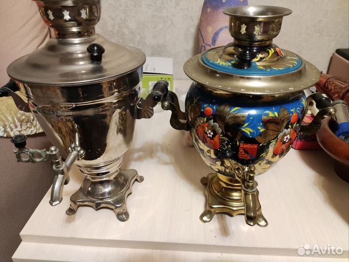 Самовар электрический расписной