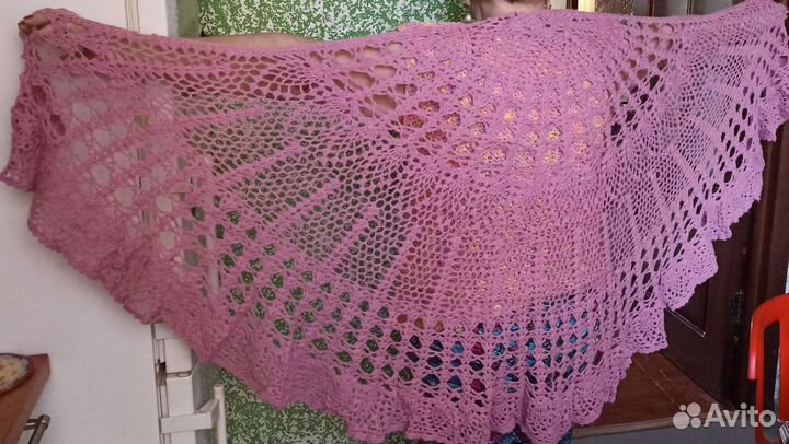 Платок шаль шерсть