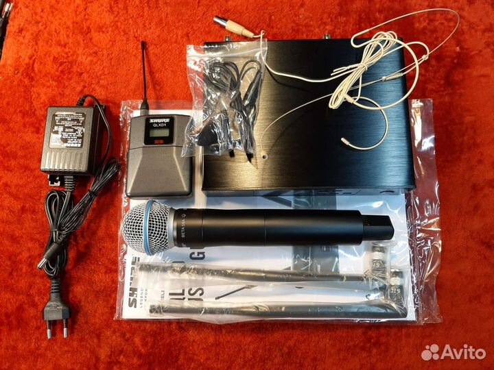 Shure qlxd24/14(с микрофоном и гарнитурой)