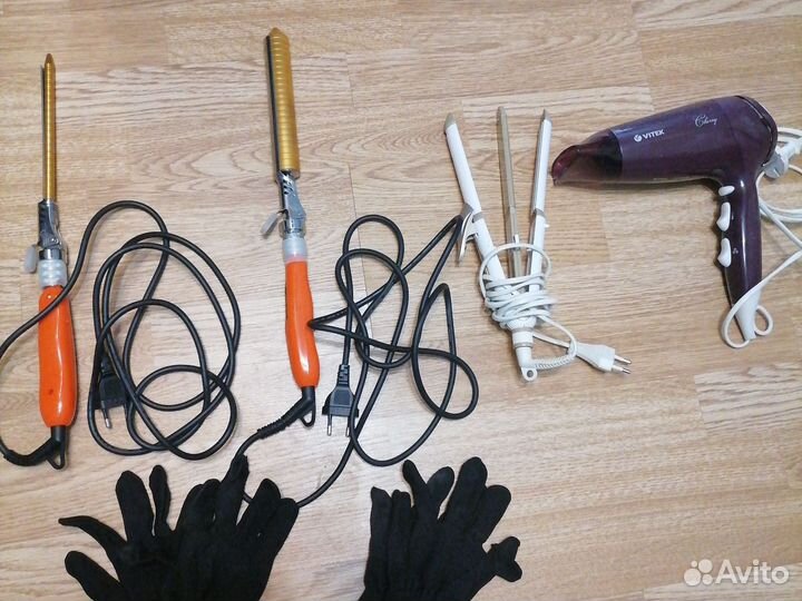 Набор для ухода за волосами фен, щипцы, утюжок