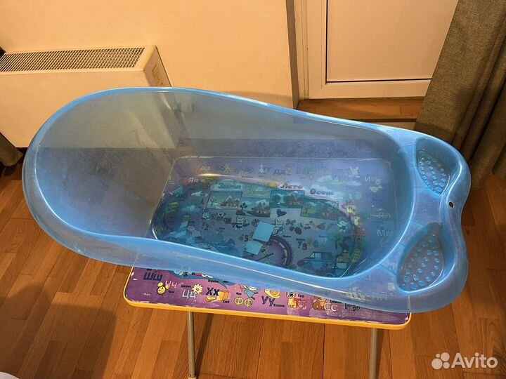 Ванночка для купания с горкой
