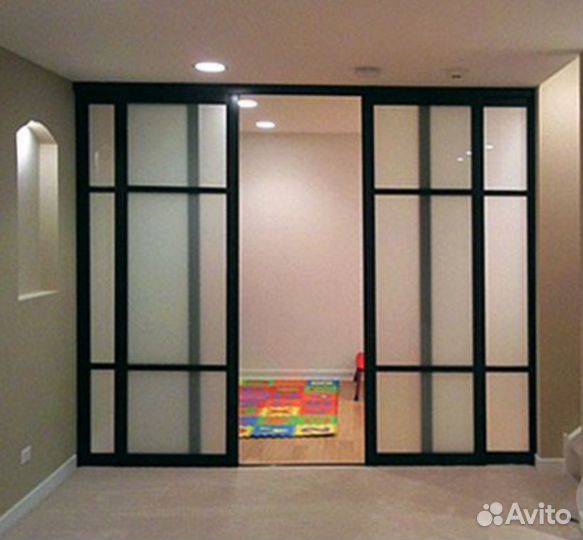 Раздвижные перегородки - двери купе без порога