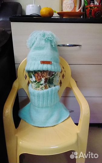 Шапка вязанная женская