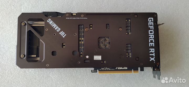 Видеокарта asus TUF Gaming GeForce RTX 3070 OC б.у