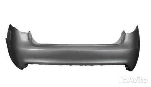 Бампер задний KIA RIO (15-17) (SAE - серый углерод