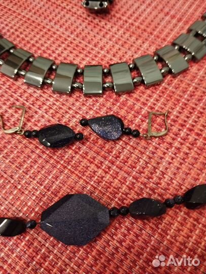 Бусы и комплекты из натуральных камней и бижутерия