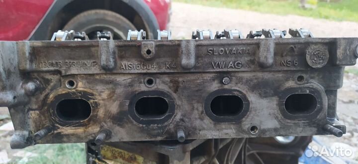 Блок гбц на Поло седан1.6 блок цилиндров