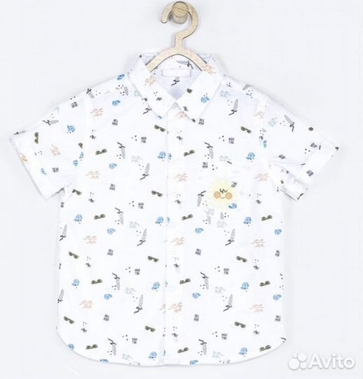 Рубашка и шорты на мальчика 86