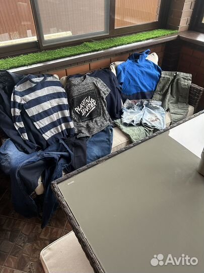 Детские вещи пакетом ддя мальчика 8-9 лет