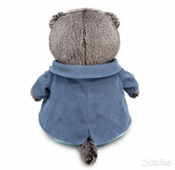 Игрушка мягкая Басик в голубом пиджаке