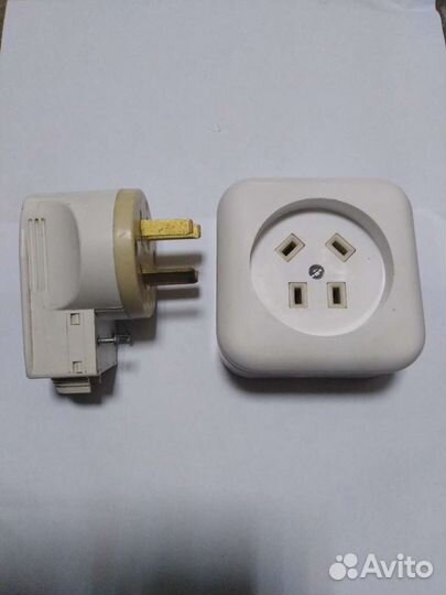 Вилка розетка силовая с заземлением