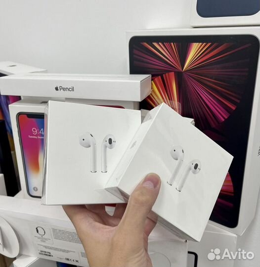 Новые Apple Airpods 2 Оригинал