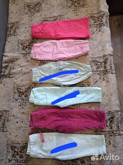 Джинсы для девочки 80