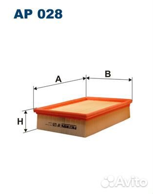Фильтр воздушный BMW E36/E46/E39/Z3/Z4 1.6-3.0i