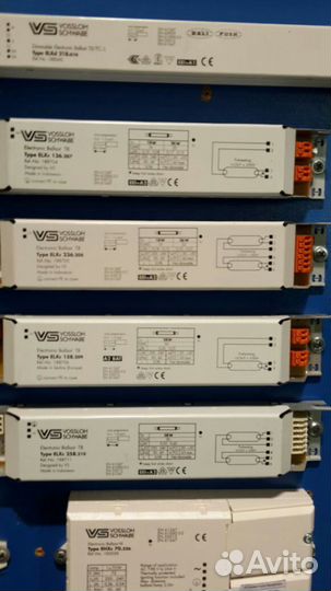 Лампы люминесцентные цветные. Электронные дроссели