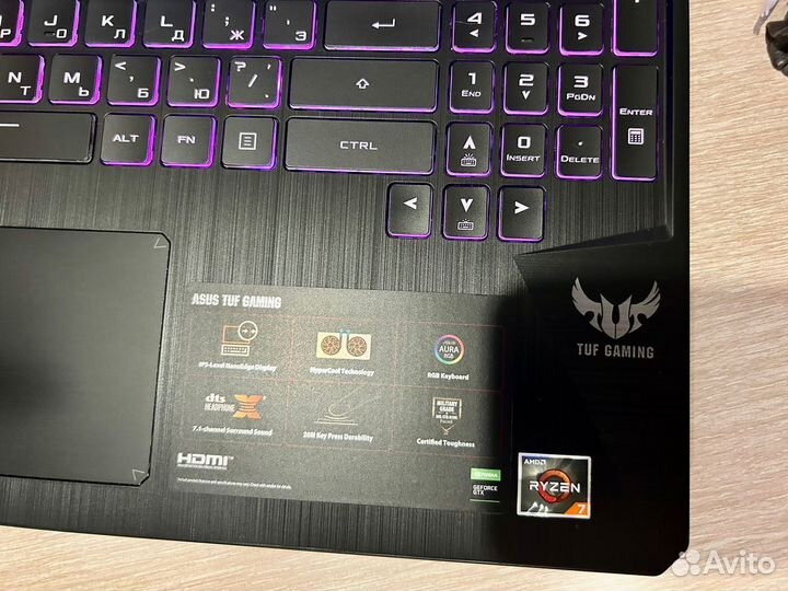 Игровой ноутбук asus TUF Gaming FX505DT