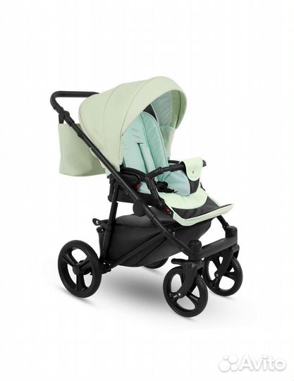 Коляска 2 в 1 Camarelo Tisso фисташковый