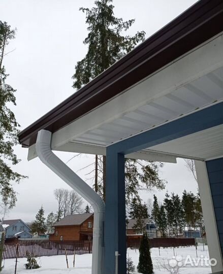 Монтаж установка водостоков