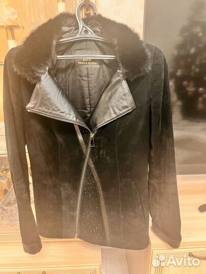 Дубленка натуральная женская авиатор