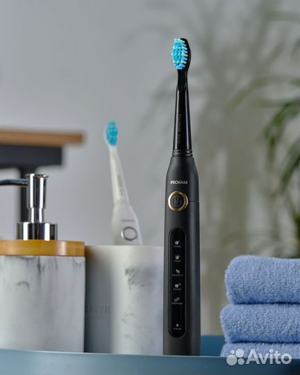 Электрическая зубная щетка pecham черная