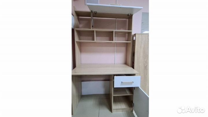 Стол компьютерный Квартет 10 Белый