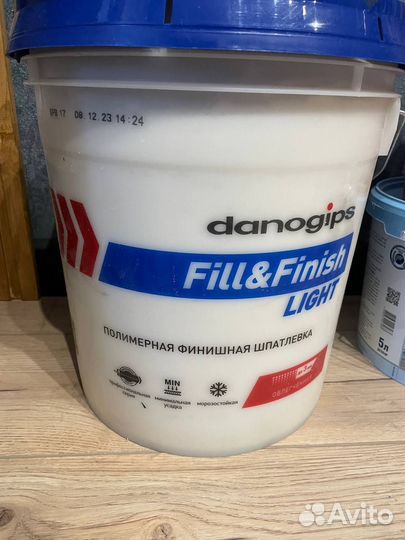 Шпатлевка финишная Danogips Fill&Finish Light 17 л