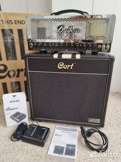 Стэк ламповый bugera T50-infinium каб Cort CMV112