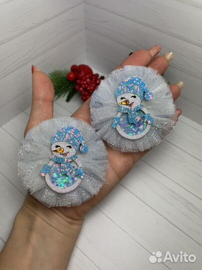 Зимние бантики