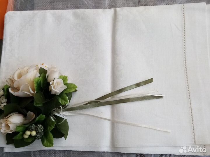 Дорожка льняная пасхальная