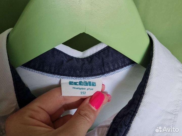 Рубашка с галстуком в отличном состоянии