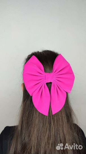 Бант заколка большой