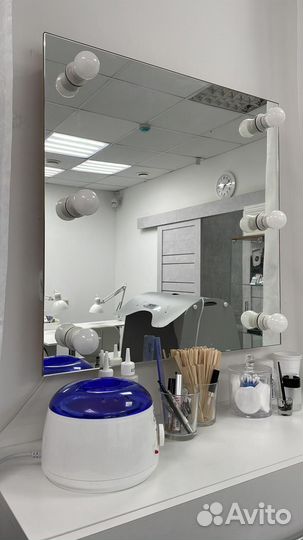 Зеркало с лампочками